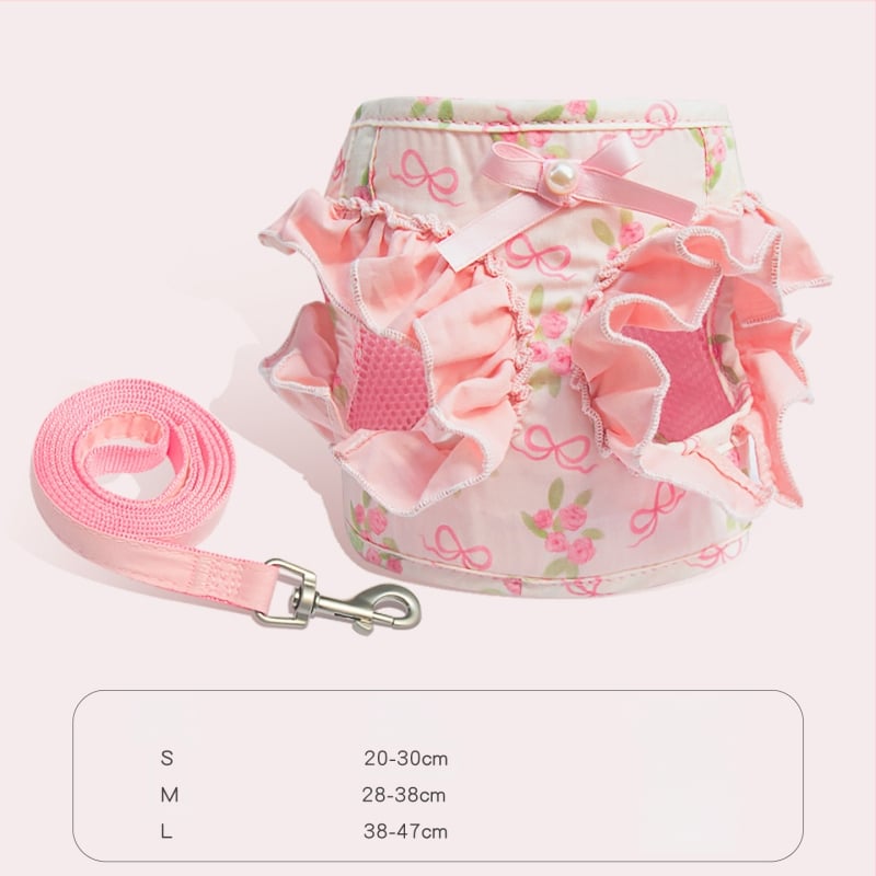 Mellény-stílusú kisállat-hám, poliészter, nem bővíthető húzóöv, Zichen (pet) márka, macskáknak