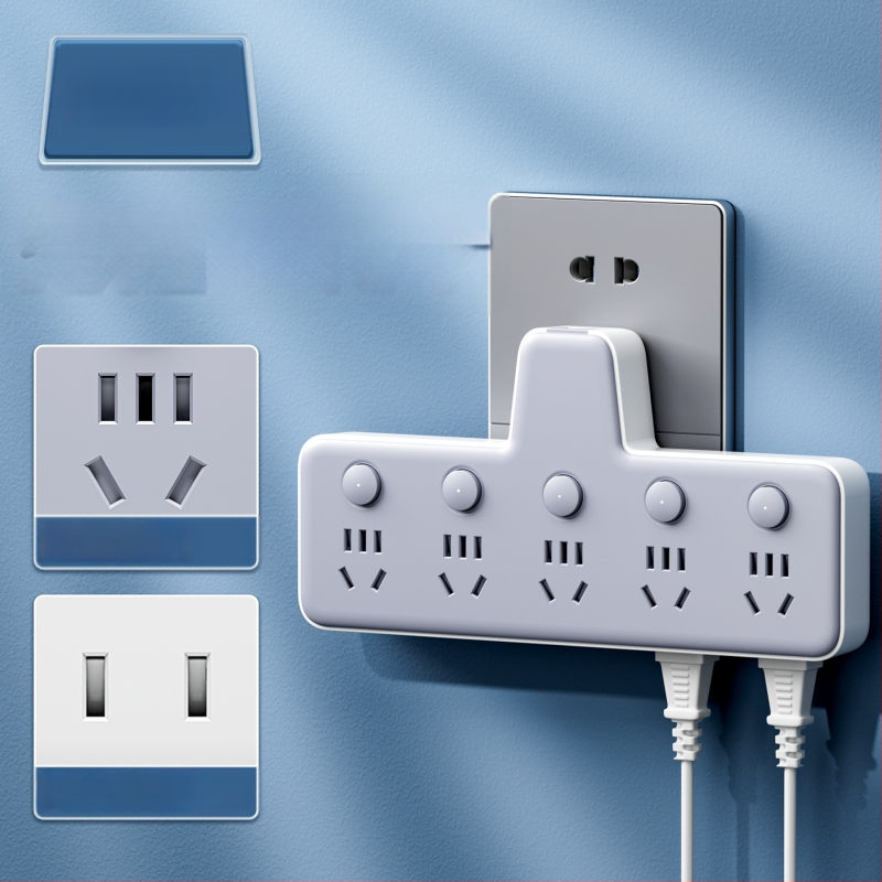 Πολυπρίζο με θύρες USB, νυχτερινό φως, ανεξάρτητος διακόπτης με οθόνη χρόνου, 10A, 220–250V