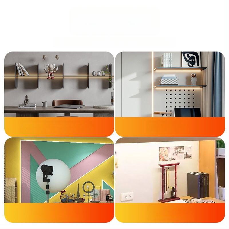 Öntapadós hátoldallal rendelkező monokróm LED-sáv, USB 5V-ellátás, 60 LED (2835), 5W, dimmer nélkül, TV háttérvilágítás