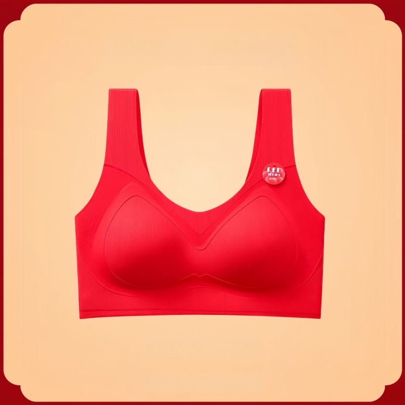 Nylon anyagú, vezeték nélküli, 3/4 kosár, vékony formázott kosár, tank-top stílusú fehérnemű szett