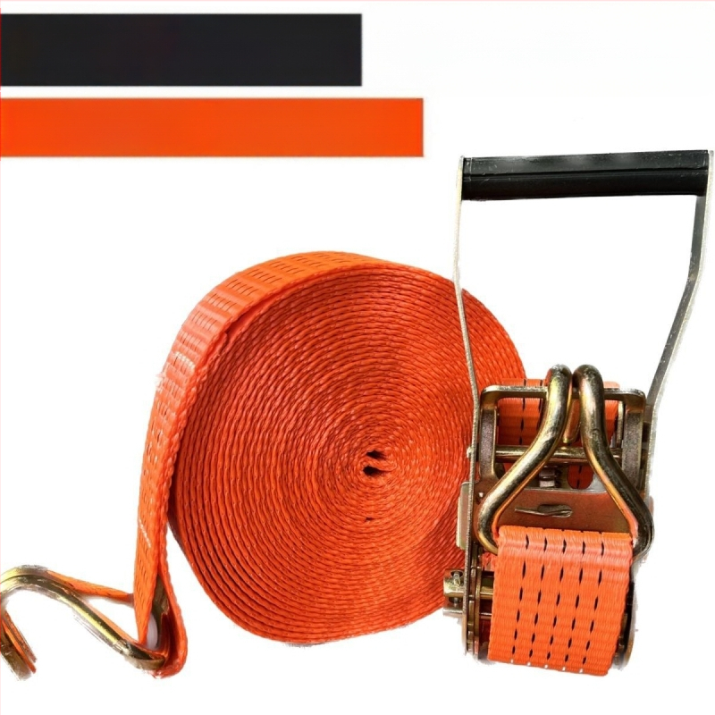 6t Teherautó kötélhúzó, kézi működtetésű, nehéz kivitel, hegesztésmentes, szalagfeszítő