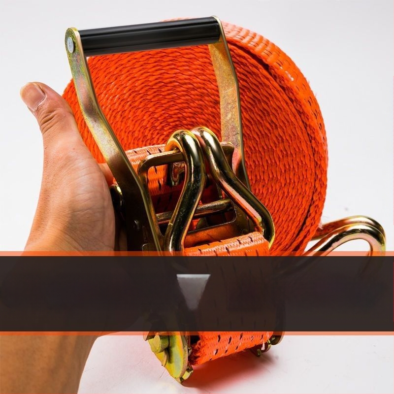 6t Teherautó kötélhúzó, kézi működtetésű, nehéz kivitel, hegesztésmentes, szalagfeszítő