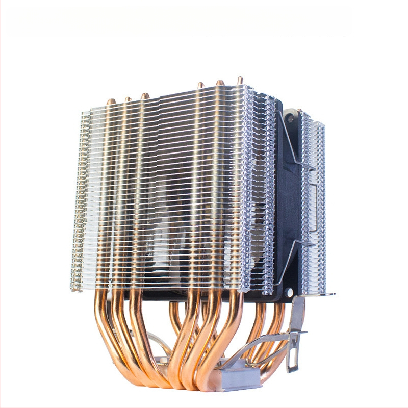 Ψύκτης CPU Ice Tower 600, 6 χαλκού σωληνώσεις μεταφοράς θερμότητας, σύνδεση χαλκού-αλουμινίου, υδραυλικό ρουλεμάν, αθόρυβη λειτουργία, 2000 RPM