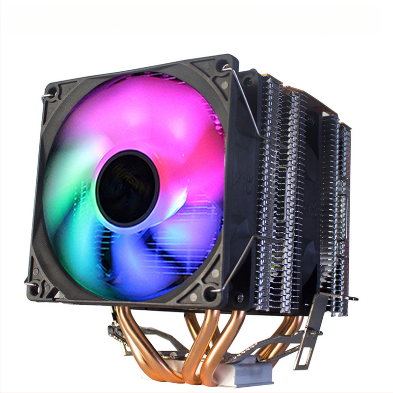 Ψύκτης CPU Ice Tower 600, 6 χαλκού σωληνώσεις μεταφοράς θερμότητας, σύνδεση χαλκού-αλουμινίου, υδραυλικό ρουλεμάν, αθόρυβη λειτουργία, 2000 RPM