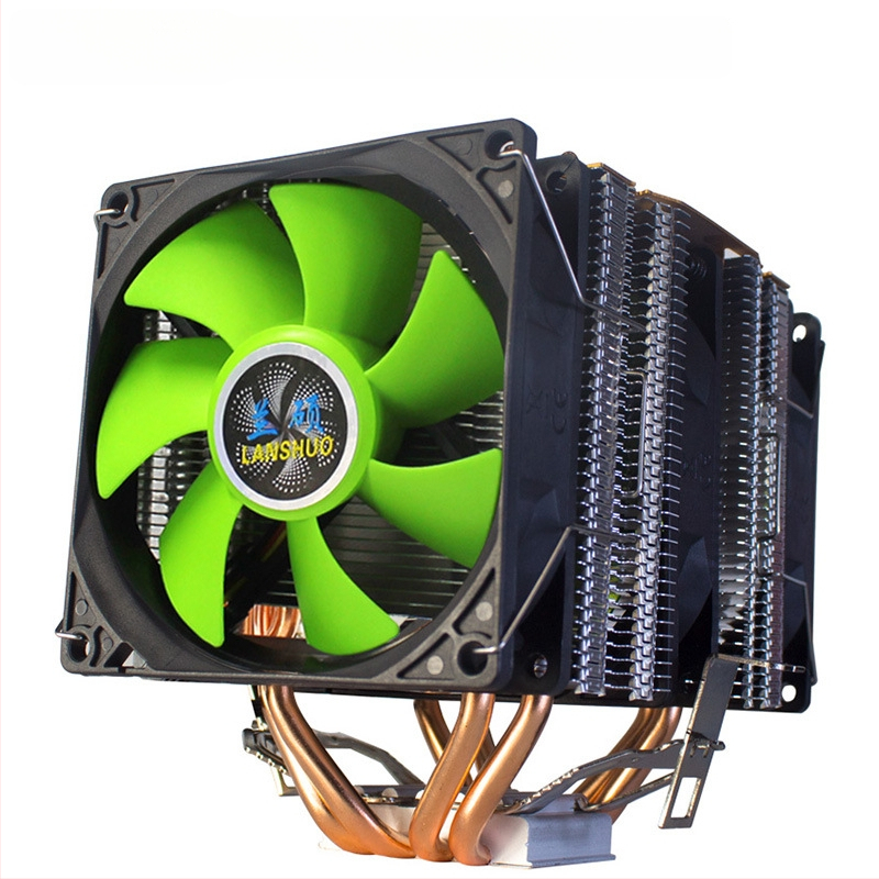 Ψύκτης CPU Ice Tower 600, 6 χαλκού σωληνώσεις μεταφοράς θερμότητας, σύνδεση χαλκού-αλουμινίου, υδραυλικό ρουλεμάν, αθόρυβη λειτουργία, 2000 RPM