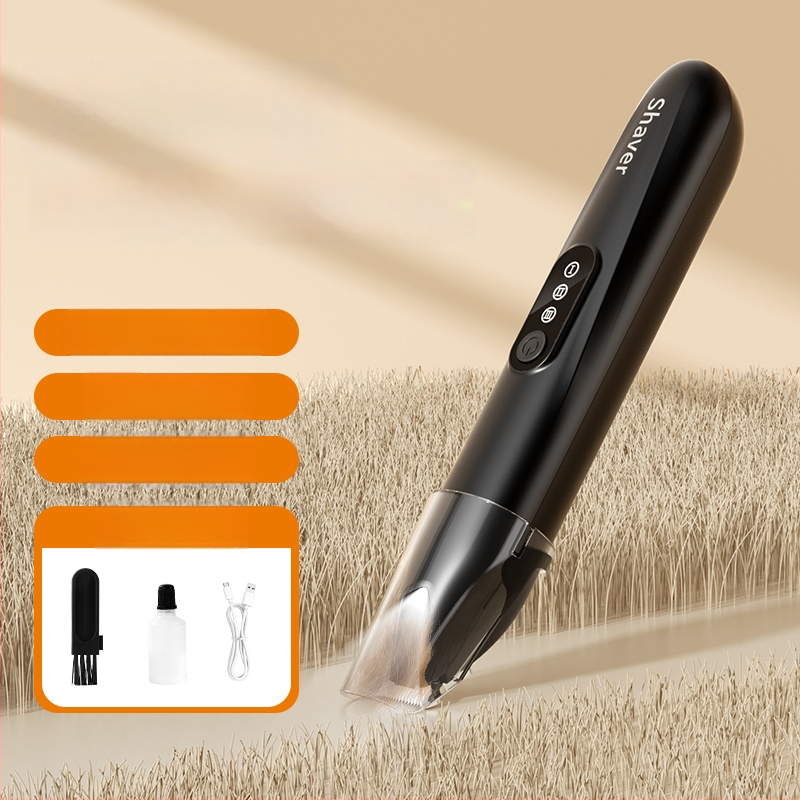 Tăietor de păr pentru animale cu lamă lată, încărcabil, funcționare silențioasă, pentru pisici și câini, model H8