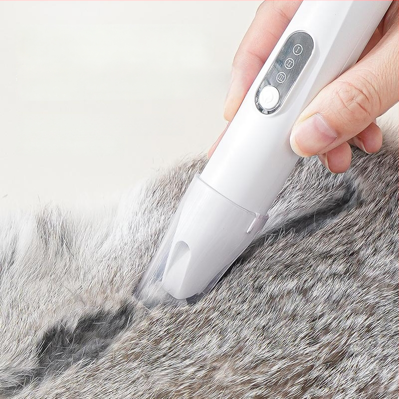 Tăietor de păr pentru animale cu lamă lată, încărcabil, funcționare silențioasă, pentru pisici și câini, model H8
