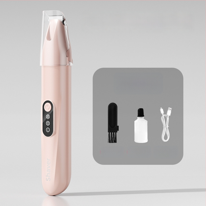 Tăietor de păr pentru animale cu lamă lată, încărcabil, funcționare silențioasă, pentru pisici și câini, model H8