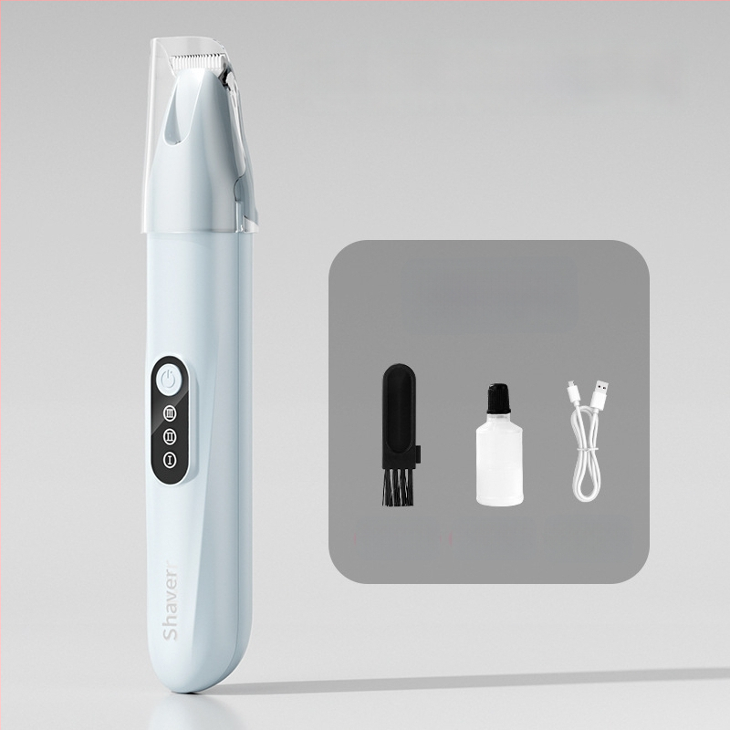 Tăietor de păr pentru animale cu lamă lată, încărcabil, funcționare silențioasă, pentru pisici și câini, model H8