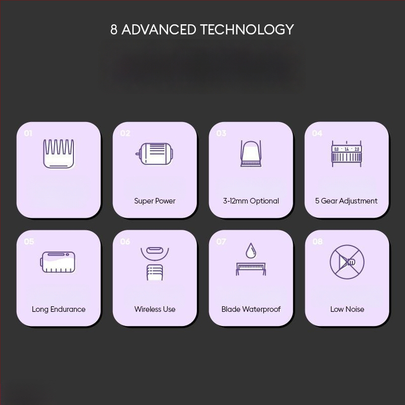 Clipper electric pentru câini și pisici de Group wood – model Group wood, instrument de îngrijire a animalelor de companie