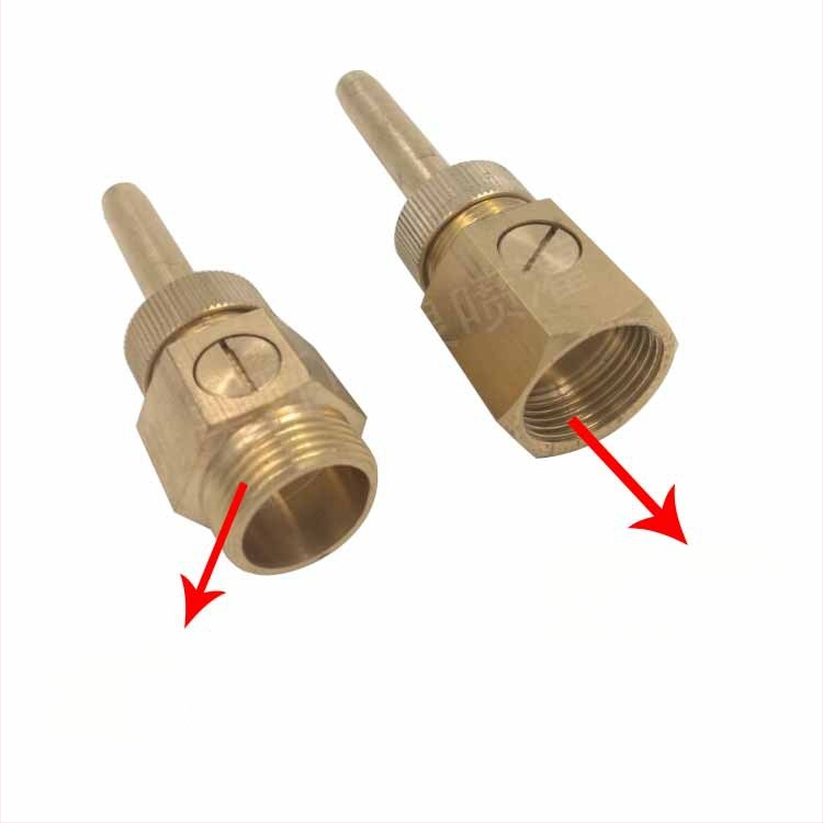 Προγραμματιζόμενο ακροφύσιο φοντάν — ορείχαλκος, με βαλβίδα, καθολική ευθεία δέσμη, καθαρή δέσμη, Meihuan