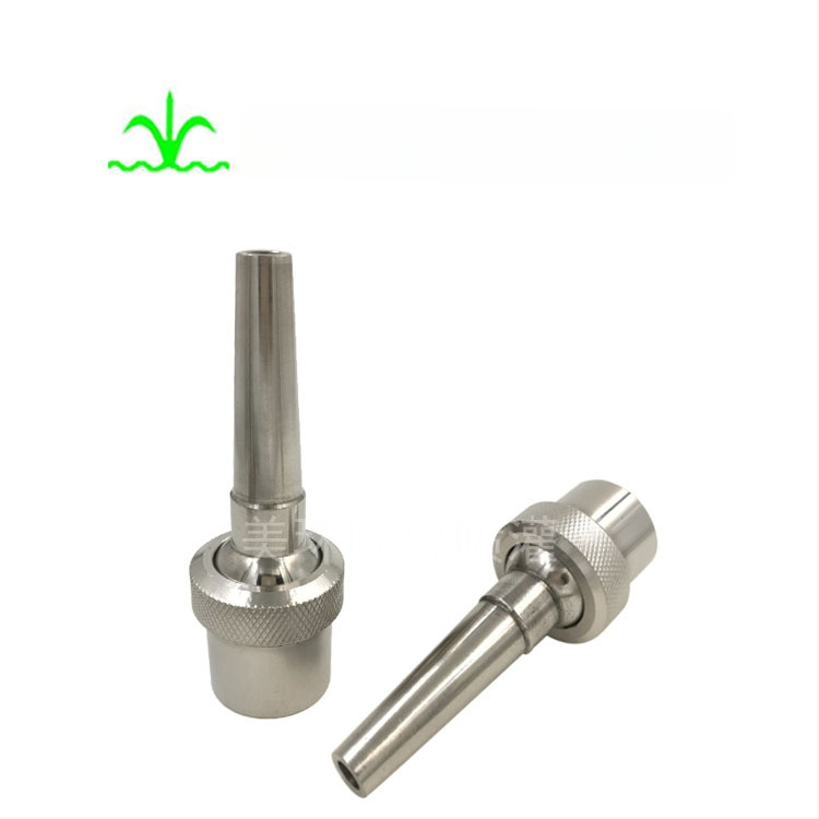 Ανοξείδωτο οικουμενικό ακροφύσιο σιντριβάνου, ρυθμιζόμενης ροής DC, για τοπίο νερού, μοντέλο 1/2, μάρκα Meihuan