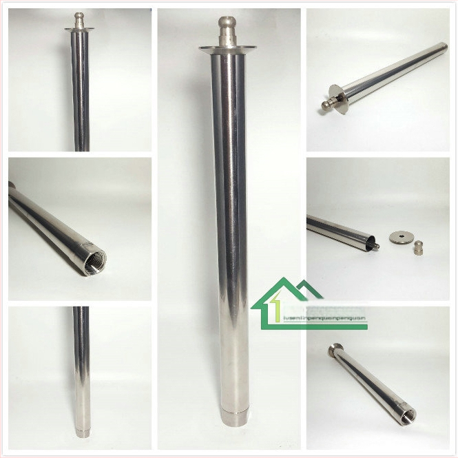 Ακροφύσιο τοπίου φουτν, ανοξείδωτος χάλυβας 304, επεκτεινόμενο ημισφαιρικό ακροφύσιο τύπου μανιταριού, εσωτερική βιδωτή σύνδεση, 20°C, 2 bar, νερό