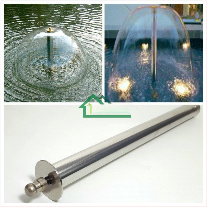 Ακροφύσιο τοπίου φουτν, ανοξείδωτος χάλυβας 304, επεκτεινόμενο ημισφαιρικό ακροφύσιο τύπου μανιταριού, εσωτερική βιδωτή σύνδεση, 20°C, 2 bar, νερό