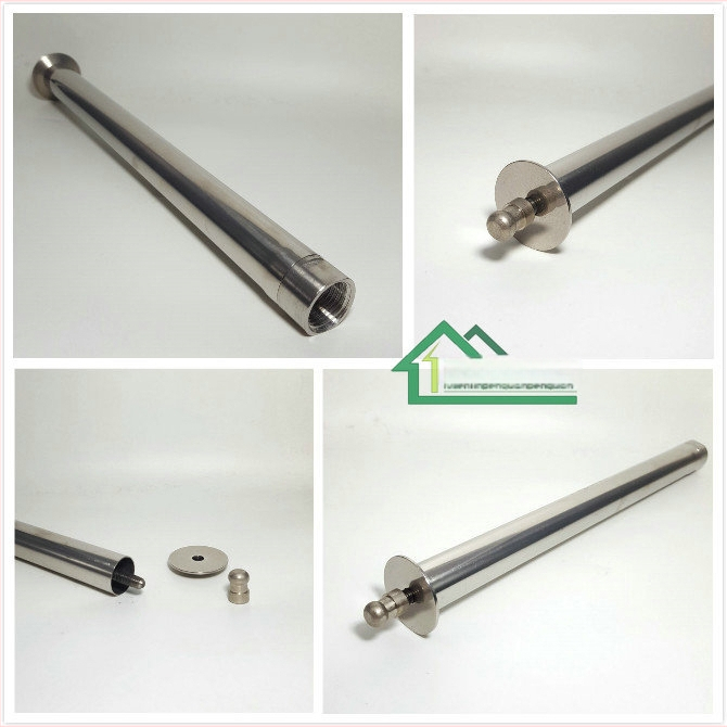 Ακροφύσιο τοπίου φουτν, ανοξείδωτος χάλυβας 304, επεκτεινόμενο ημισφαιρικό ακροφύσιο τύπου μανιταριού, εσωτερική βιδωτή σύνδεση, 20°C, 2 bar, νερό