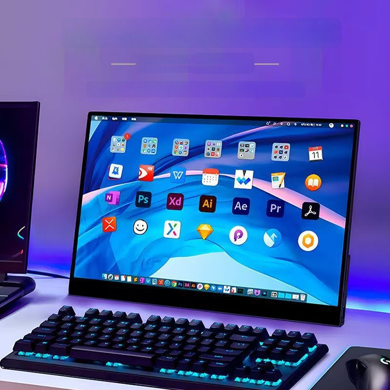 Οθόνη αφής φορητή, IPS πάνελ, 1920x1080, 60 Hz, HDMI και USB-C, φωτεινότητα 260 cd/m²