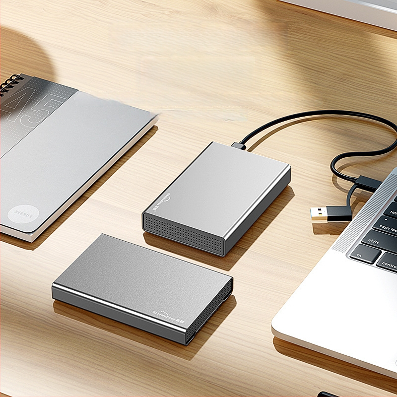Εξωτερική θήκη SATA για σκληρό δίσκο, ολόσωμο αλουμίνιο, θύρα USB-C, έως 4TB, USB 3.0 με ταχύτητα 5Gbps