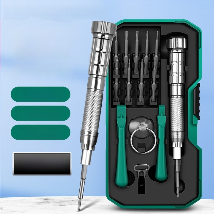 Σετ κατσαβιδιών ακρίβειας για κινητά τηλέφωνα, υπολογιστές και φορητούς υπολογιστές — επαγγελματικά εργαλεία επισκευής και αποσυναρμολόγησης, απομάκρυνση σκόνης