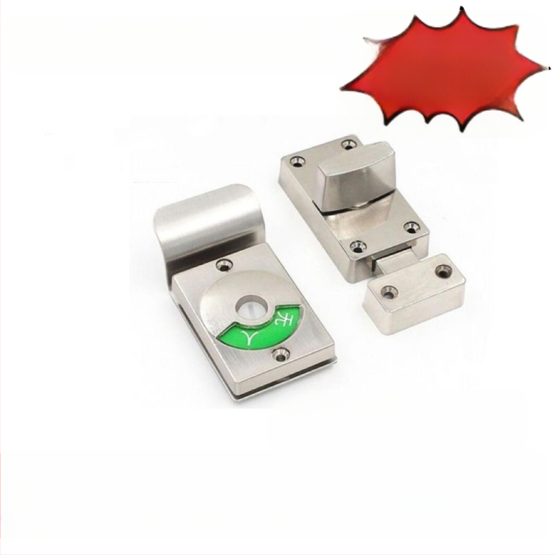 Κλειδαριά πόρτας διαχωριστικού δημόσιας τουαλέτας με ένδειξη απασχόλησης, από κράμα ψευδάργύρου, μοντέρνο μινιμαλιστικό στυλ, μάρκα Yadas