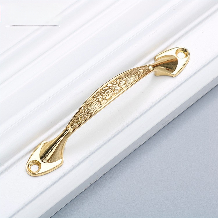 Mâner pentru sertar și ușă de dulap, aliaj de zinc, finisaj vintage, model 72, brand Prosperity, stil light luxury