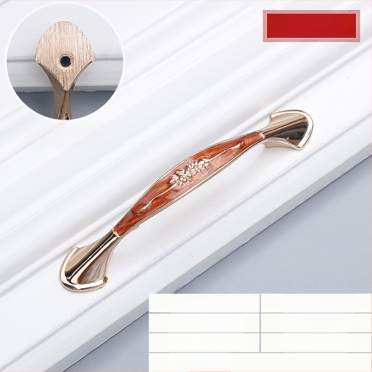 Mâner pentru sertar și ușă de dulap, aliaj de zinc, finisaj vintage, model 72, brand Prosperity, stil light luxury