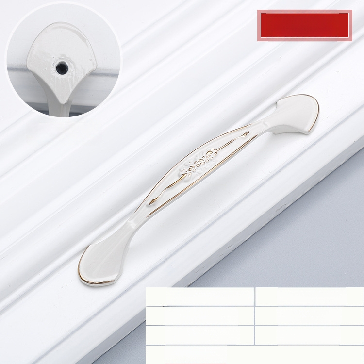 Mâner pentru sertar și ușă de dulap, aliaj de zinc, finisaj vintage, model 72, brand Prosperity, stil light luxury