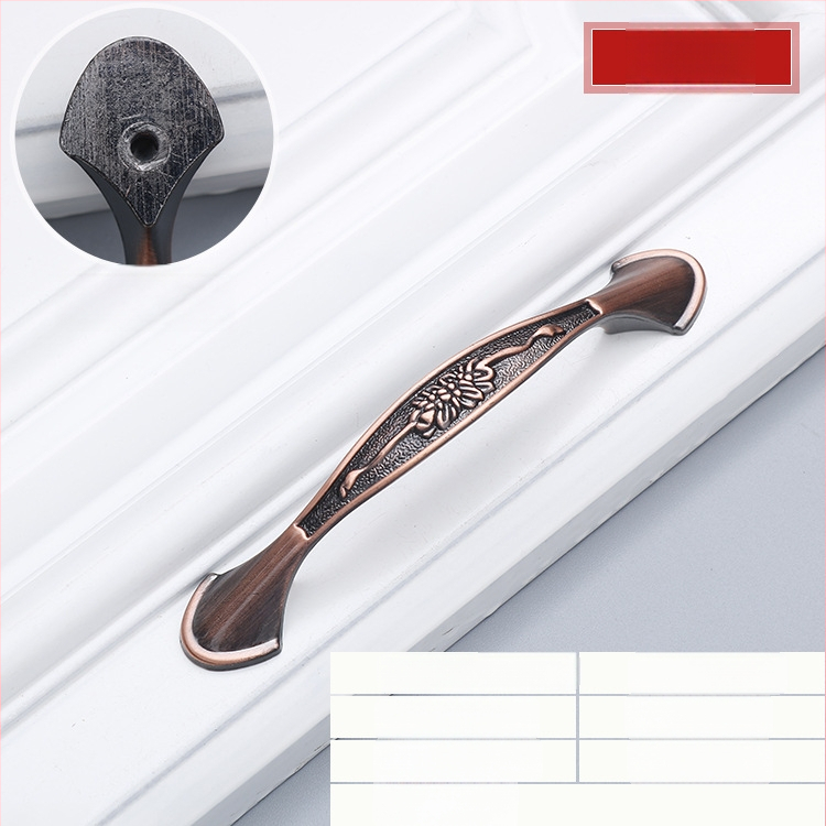 Mâner pentru sertar și ușă de dulap, aliaj de zinc, finisaj vintage, model 72, brand Prosperity, stil light luxury