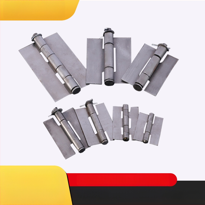 Hegesztett csuklópánt szekrényajtókhoz, vasból, 03 modell, olajos felületű korrózióálló bevonattal, modern minimalista stílus