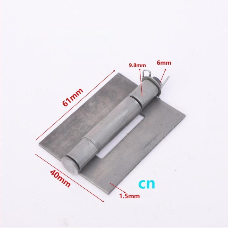 Hegesztett csuklópánt szekrényajtókhoz, vasból, 03 modell, olajos felületű korrózióálló bevonattal, modern minimalista stílus