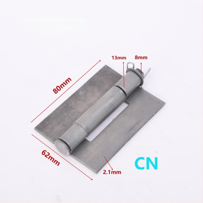 Hegesztett csuklópánt szekrényajtókhoz, vasból, 03 modell, olajos felületű korrózióálló bevonattal, modern minimalista stílus