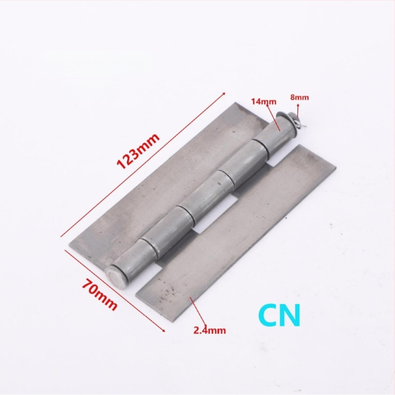 Hegesztett csuklópánt szekrényajtókhoz, vasból, 03 modell, olajos felületű korrózióálló bevonattal, modern minimalista stílus