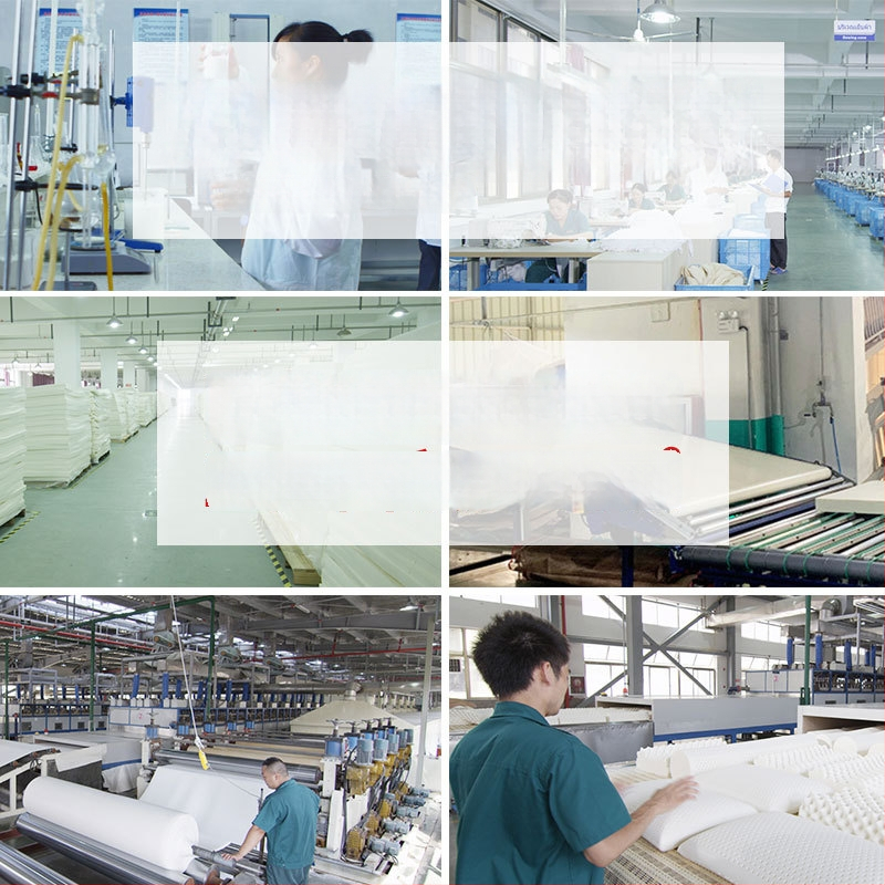 Латексова възглавница ROYAL KNIGHT, естествен латекс 90%+, правоъгълна форма, тегло 1,5–2 кг, плетена тъкан