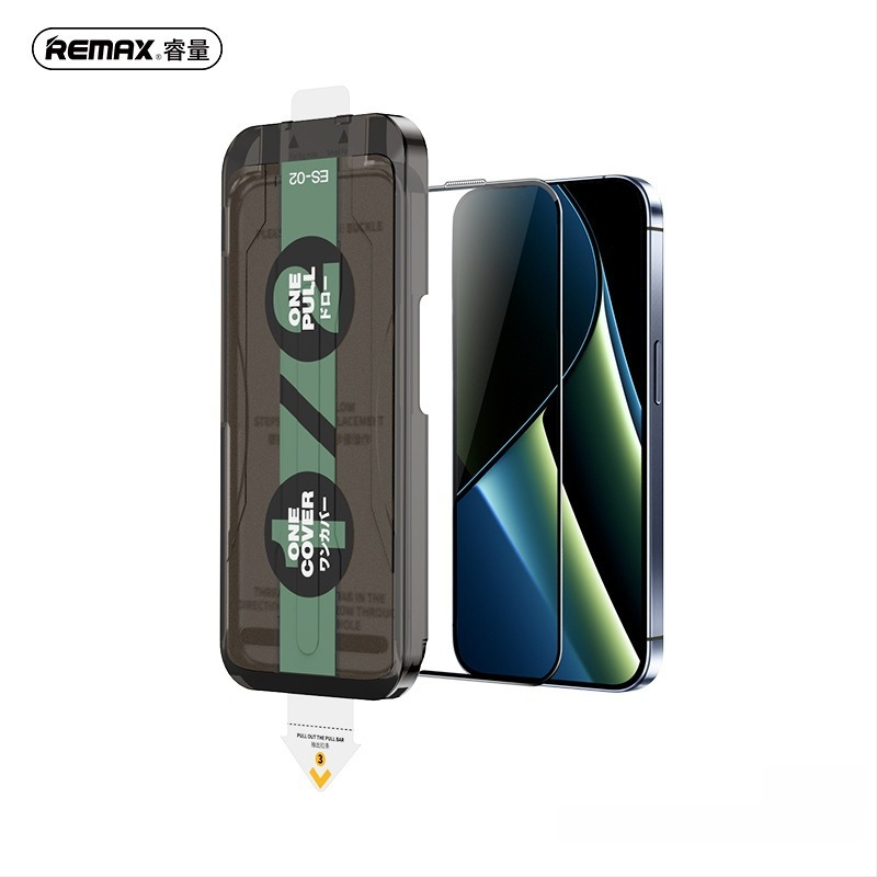 Remax προστατευτικό οθόνης από θερμοσκληρό γυαλί, εμπρόσθιο, Es-01/Es-02, HD ευκρίνεια, για iPhone