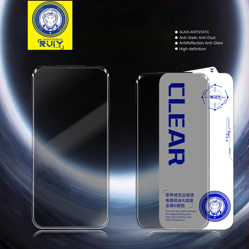 Zaštitno staklo za zaslon od kaljenog stakla za iPhone 16 Pro Max – bezokvirno, ultra zakrivljeni dizajn, potpuno prozirno, otporno na otiske prstiju, otporno na prašinu, otporno na pad.