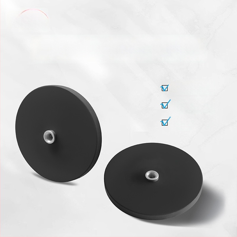 Ισχυρή μαγνητική βάση για στήριξη LED προβολέα σε βάση οροφής; καουτσούκ επικάλυψη, υλικά: NdFeB μαγνήτες, σιδερένια μέρη; μάρκα Star Knight, μοντέλο NPHA-, συμβατό με γενικά μοντέλα