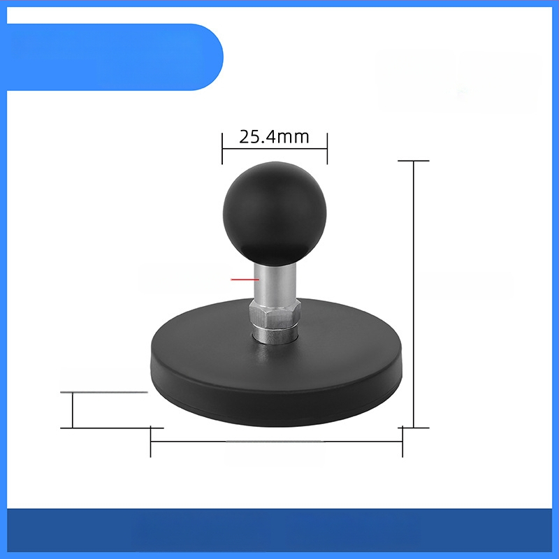 Ισχυρή μαγνητική βάση για στήριξη LED προβολέα σε βάση οροφής; καουτσούκ επικάλυψη, υλικά: NdFeB μαγνήτες, σιδερένια μέρη; μάρκα Star Knight, μοντέλο NPHA-, συμβατό με γενικά μοντέλα