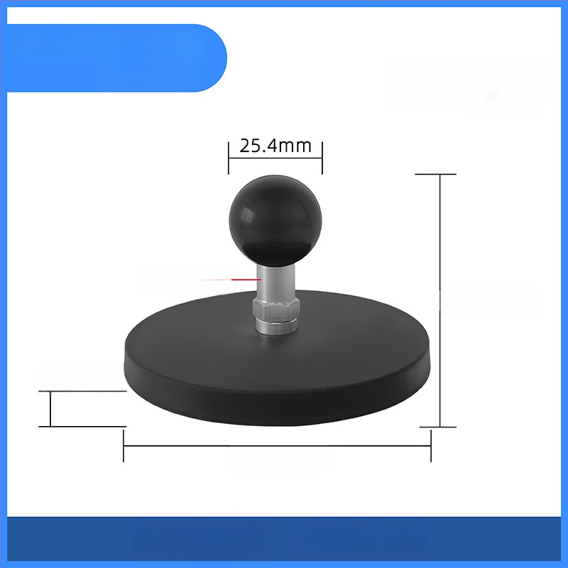 Ισχυρή μαγνητική βάση για στήριξη LED προβολέα σε βάση οροφής; καουτσούκ επικάλυψη, υλικά: NdFeB μαγνήτες, σιδερένια μέρη; μάρκα Star Knight, μοντέλο NPHA-, συμβατό με γενικά μοντέλα
