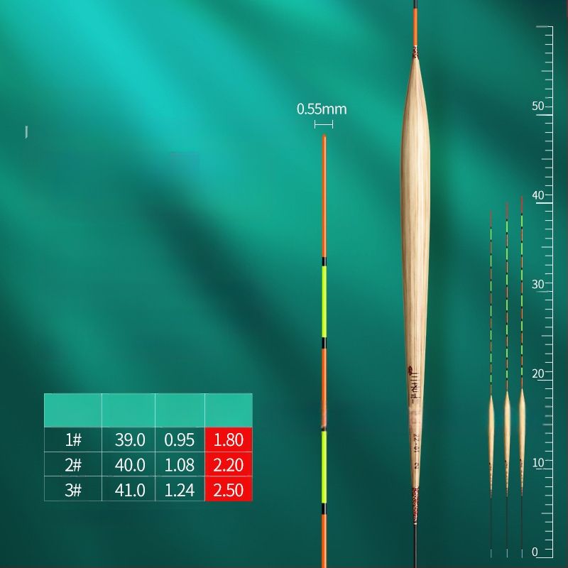 риболовна плувка Three Old Man за вертикален дрейф - reed