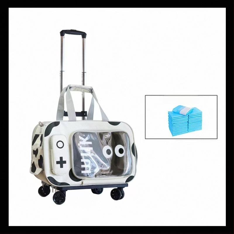 Transport pentru animale de companie din PVC, cu duritate medie, capacitate 10 kg pentru pisici / 7,5 kg pentru câini