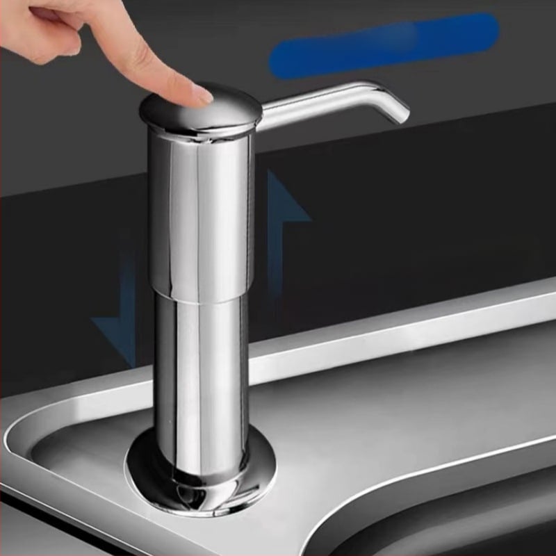 Dispenzer za sapun u sudoperu s produženom cijevi – ručno pritiskanje