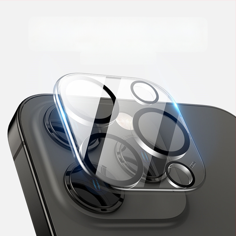 Προστατευτικό φακού πίσω iPhone — Μάρκα YOT, Κεραμωμένο γυαλί, Πλήρης κάλυψη, Συμβατό με iPhone 12, 14, 13