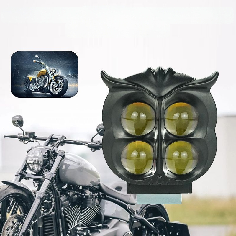 Φανάρι LED για μοτοσικλέτα με υψηλό/χαμηλό φωτισμό, 2000LM, 12-80V, IP67, Αλουμινίου κράμα