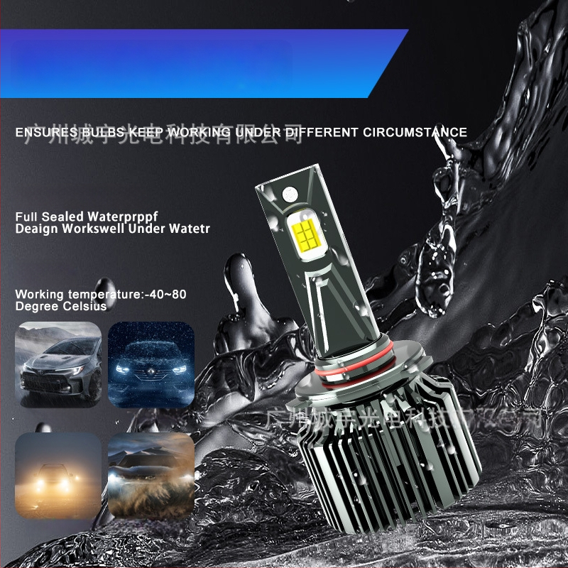 LED predné svetlá do auta, kompatibilné s H1/H4/H7/H11/9005/9006/9012, 130W na pár, 12V, IP68, 50000h životnosť, 5000–11000 lm