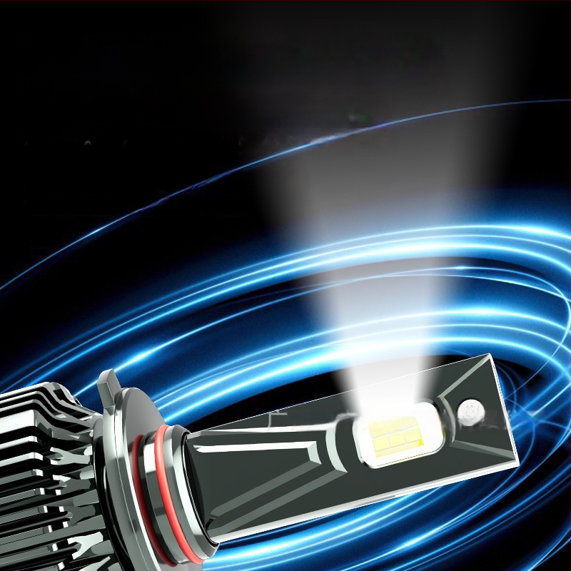 LED predné svetlá do auta, kompatibilné s H1/H4/H7/H11/9005/9006/9012, 130W na pár, 12V, IP68, 50000h životnosť, 5000–11000 lm