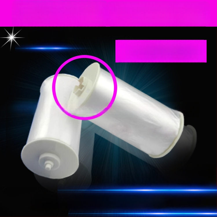 Acoperire de unică folosință pentru vasul de toaletă – film plastic PE, marca Rotating pad, carton 277×277×123 mm