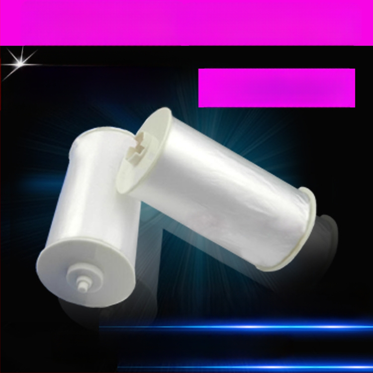 Acoperire de unică folosință pentru vasul de toaletă – film plastic PE, marca Rotating pad, carton 277×277×123 mm