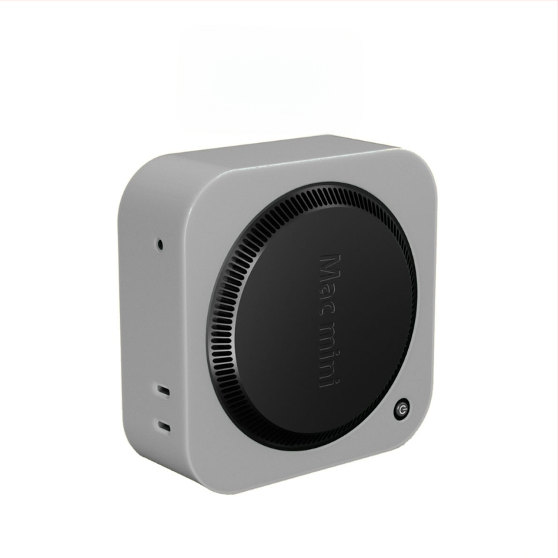 Szilikon védőburkolat a 2024-es Mac minihez, M4/M4 Pro, ütésálló és porálló, MCMEME márka, kompatibil más Apple modellekkel