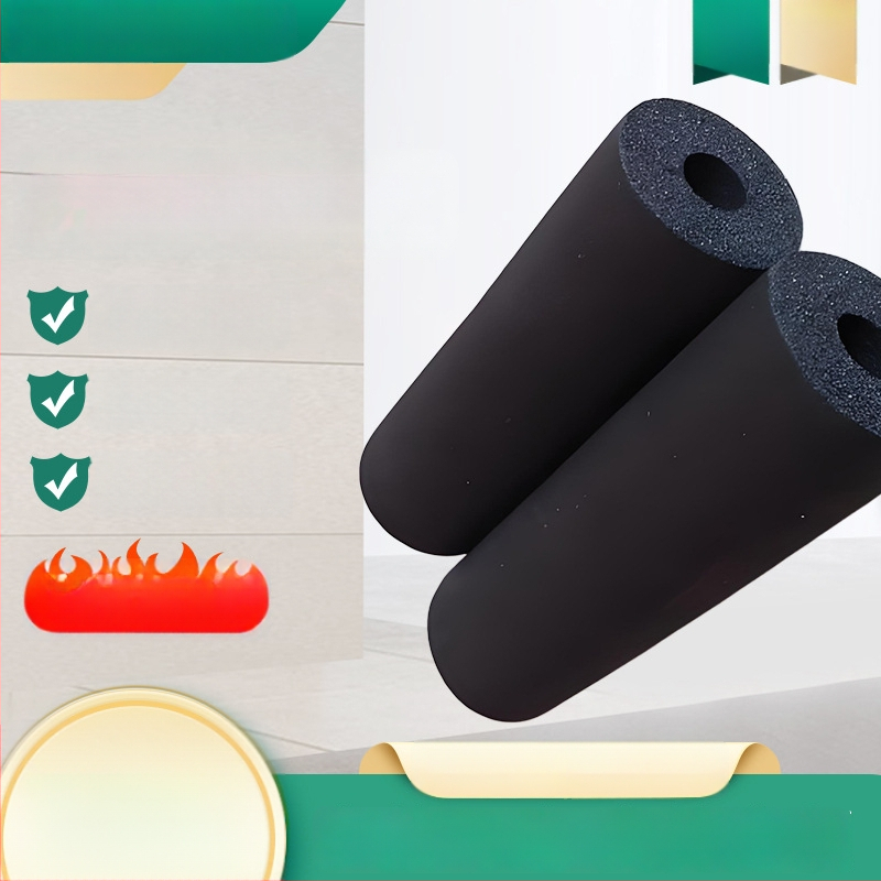 Țeavă izolatoare din cauciuc-plastic pentru apă caldă și rece, cu înveliș microporos; conductivitatea termică 0,035 W/mK; rezistență la îndoire 120; rezistență la compresiune 150; temperatură de lucru 500