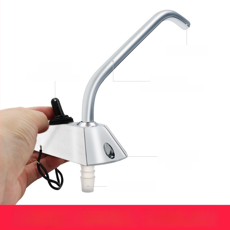 Ηλεκτρονικά ελεγχόμενη βρύση νερού για RV | Ανοξείδωτο ατσάλι | Για το σύστημα ύδρευσης RV και την αντλία δεξαμενής