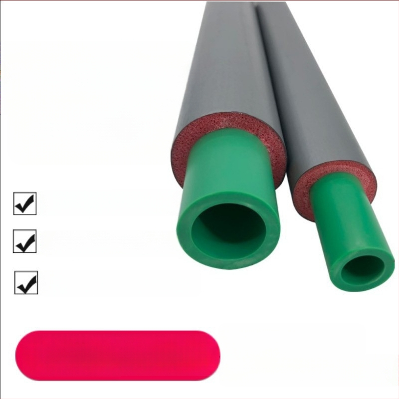 YFT PPR μονωμένος ενσωματωμένος σωλήνας με πολυουρεθανικό αφρό, τριών επιπέδων σύνθετο, UV προστασία, μοντέλο 20-63